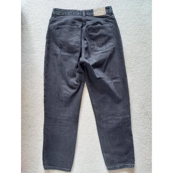 H&M Black Denim Mom Jean - Size 6 - Picture 3 of 5
